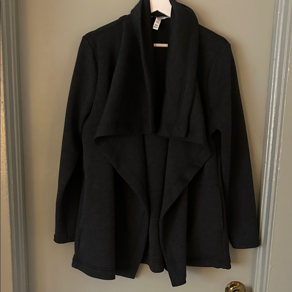 SPANX Gray Air Essentials Open Wrap Cardigan Size… - image 2